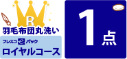 ロイヤル／羽毛布団丸洗い／１枚