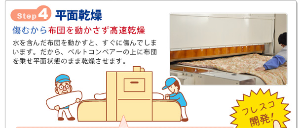 STEP4 平面乾燥