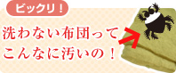 洗わない布団ってこんなに汚いの！