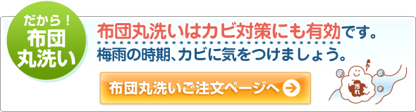 布団丸洗いご注文ページへ