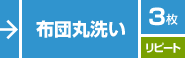 布団丸洗い／２枚／プレゼント付