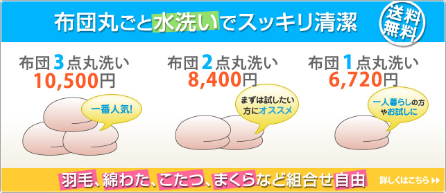 布団を丸ごと水洗い