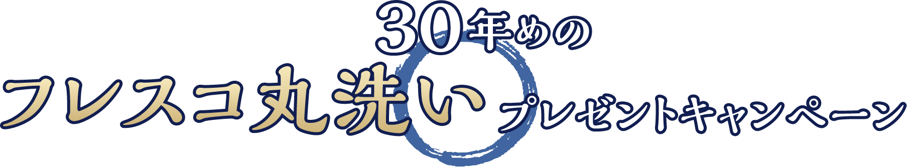 30年めのフレスコ丸洗いプレゼントキャンペーン